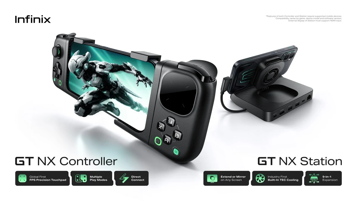 إنفينيكس تكشف عن وحدة تحكم GT NX وقاعدة GT NX Station